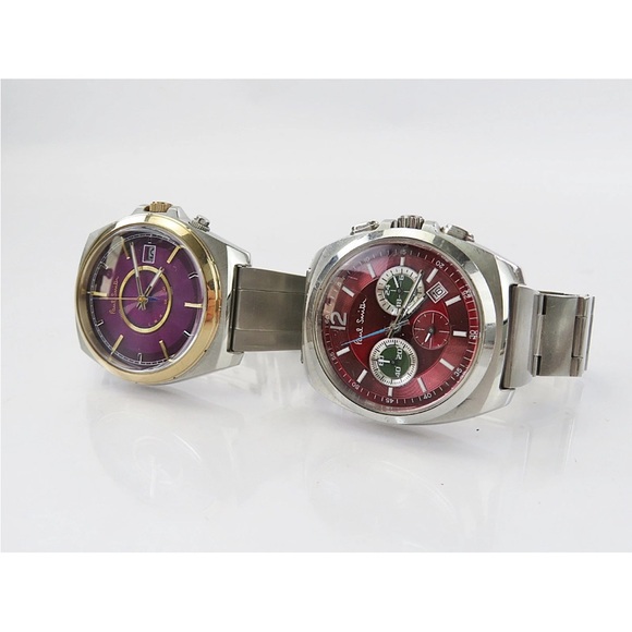 Paul Smith Purple and Red Watch Set